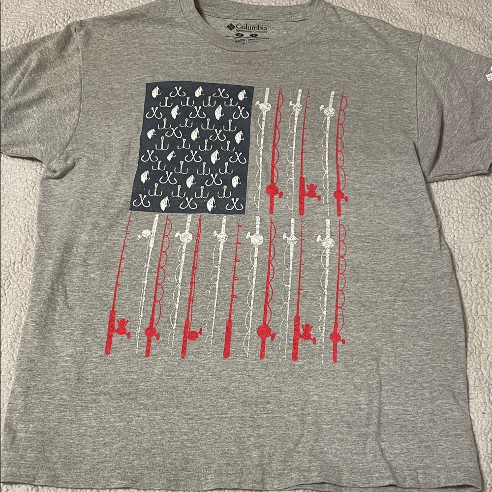 Men’s Columbia Fishing Design Tshirt